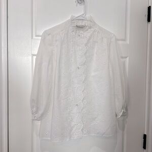 Vintage Eyelet Top - Made in Dallas 🤠